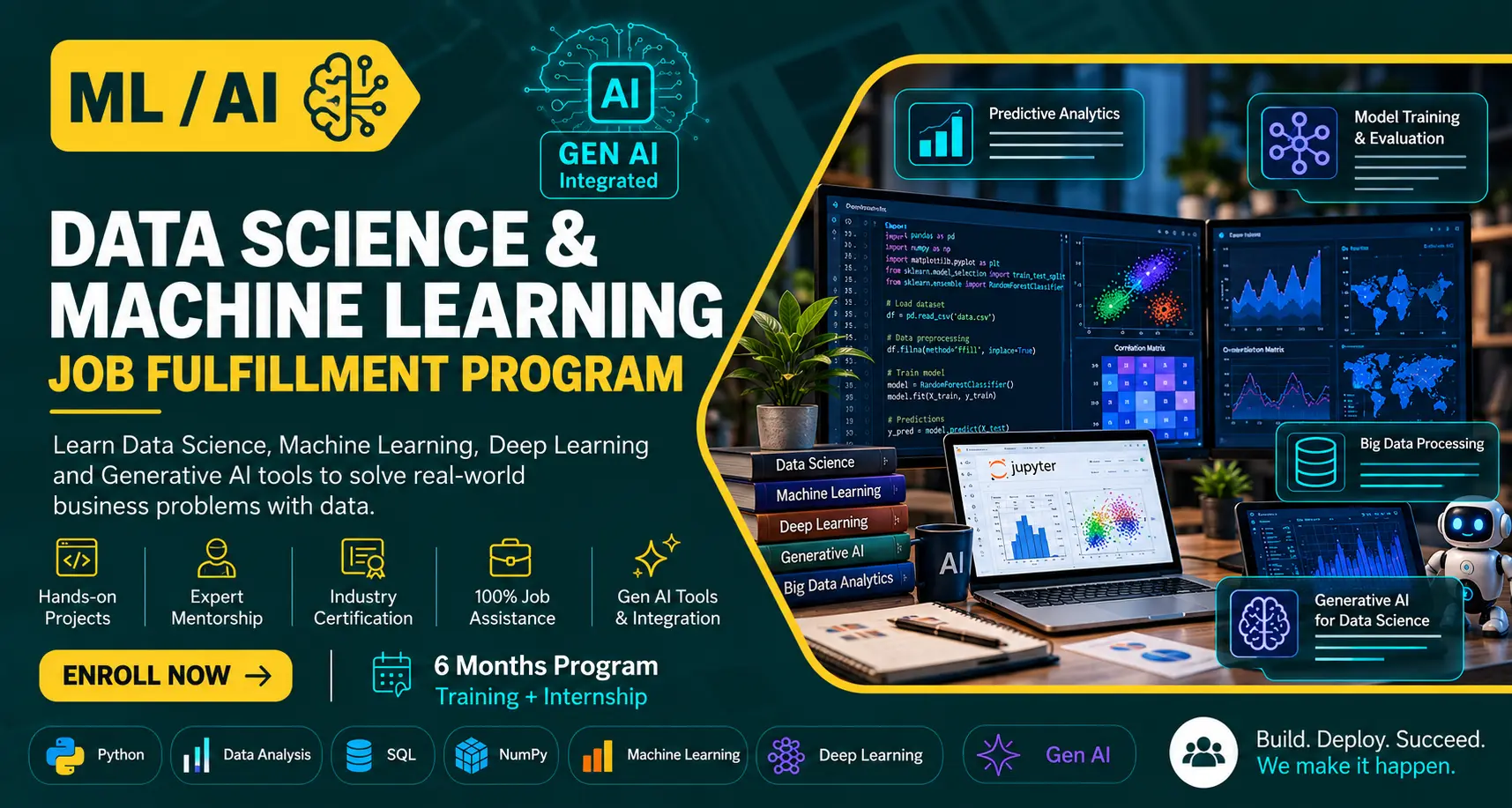 Data Science and Machine Learning course at Wisdom Sprouts Pune